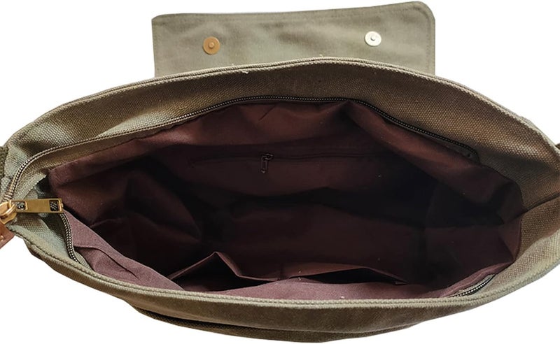 BXCNCKD Korean Canvas Shoulder Bag for Men - Large Capacity Computer Casual Bag - Image 4
